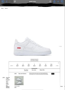 Supreme X Nike AF1