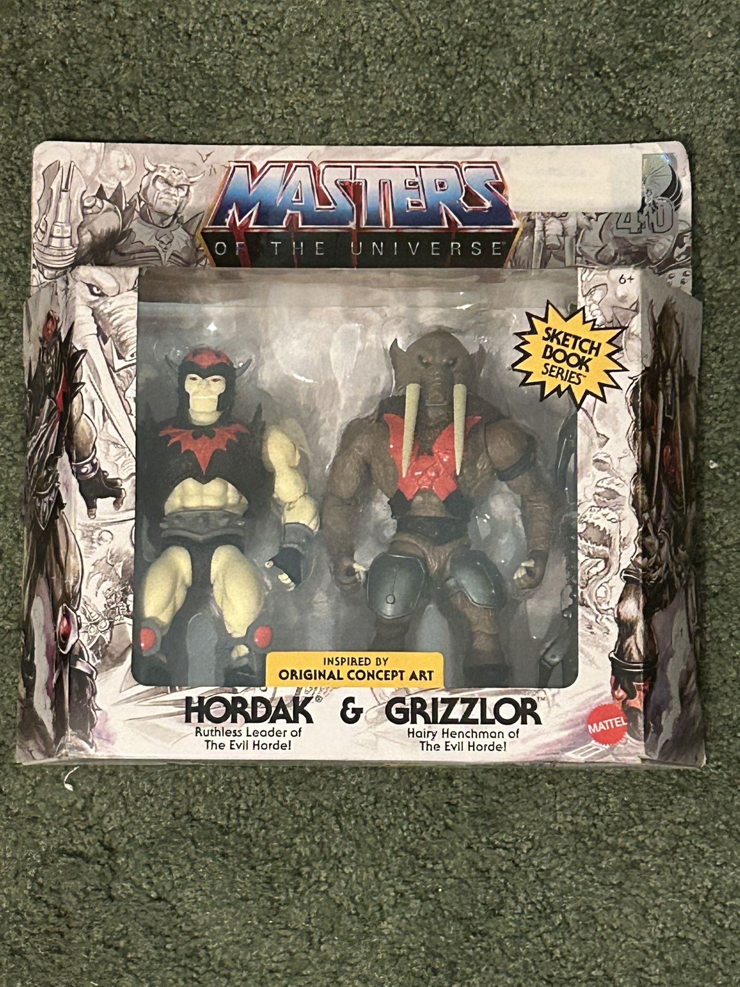 Masters of the Universe Origins Sketchbook Series 5.5" Hordak & Grizzlor Action