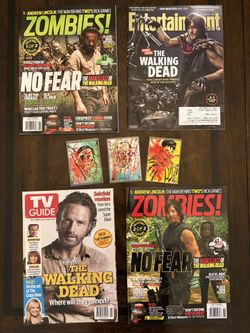 The Walking Dead Magazine Collection Lot Trading Cards are a set of standard-sized non-sport trading cards. Great condition!!!