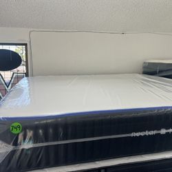 KING SIZE NECTAR HYBRID MATTRESS & BOX SPRINGS BED SET