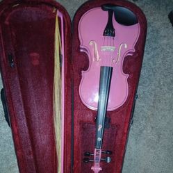 Violin with case.