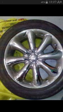 16'x 5 Chrome wheels