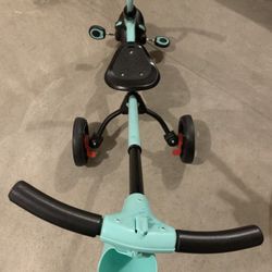 Yvolution Velo Flippa 4-in-1 Tricycle to Balance Bike 2-5 Years (Green) Unisex