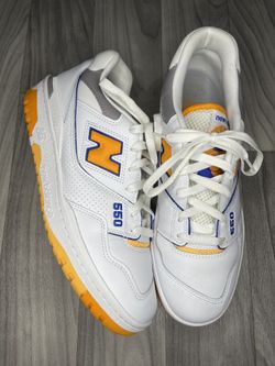 Vibrant Orange New Balance 550s