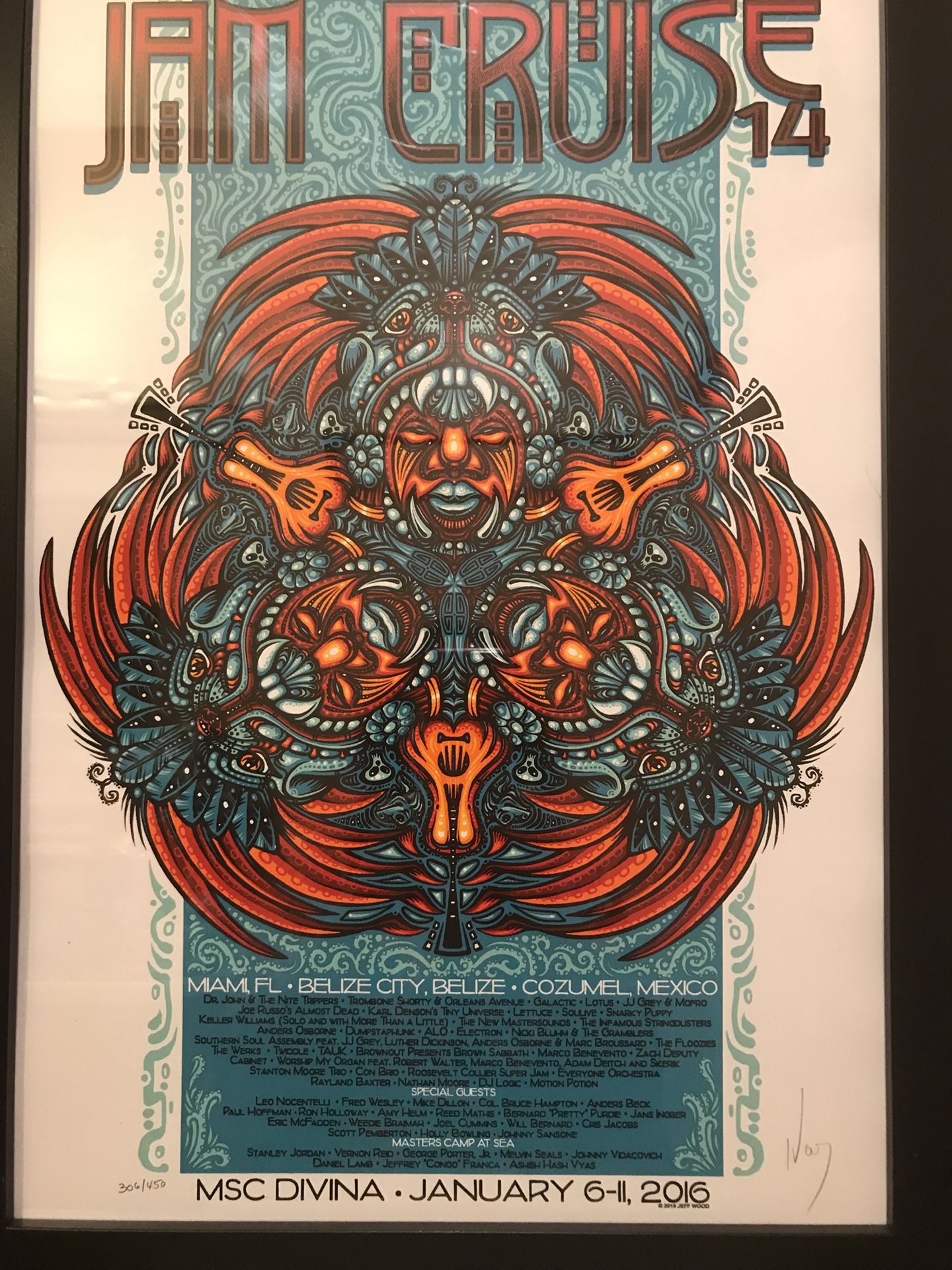 JAM CRUISE 14 Signed And Numbered 306/450