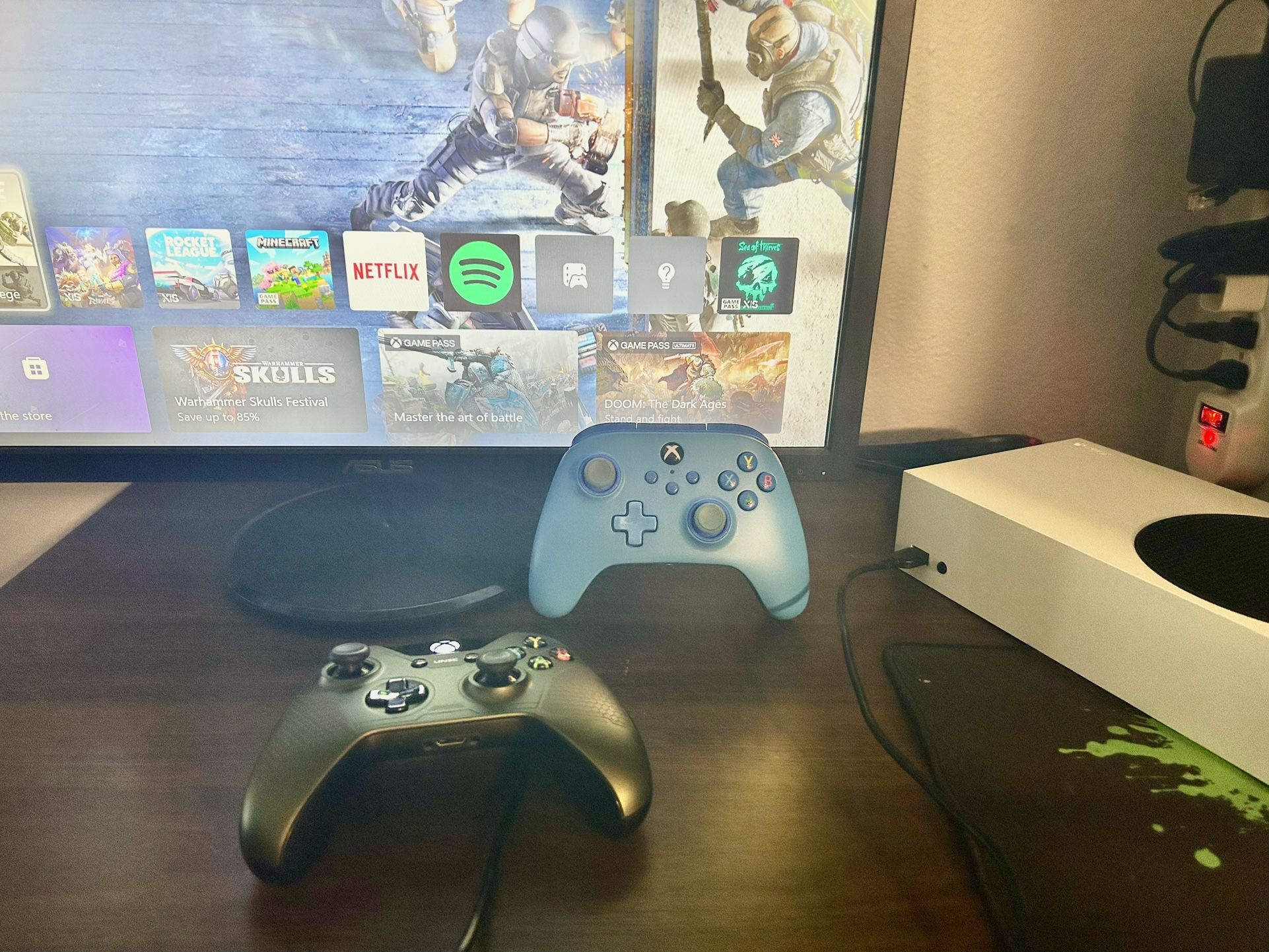 Xbox Series S 500GB Bundle + 22” ASUS Monitor – Great Condition