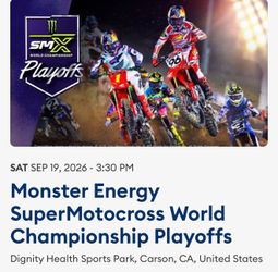 MONSTER ENERGY SUPERMOTOCROSS TICKETS