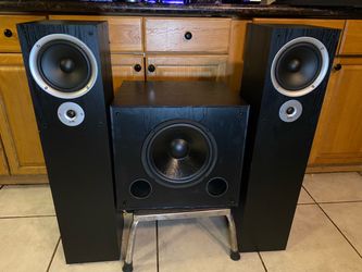 Polk Audio R300 towers plus