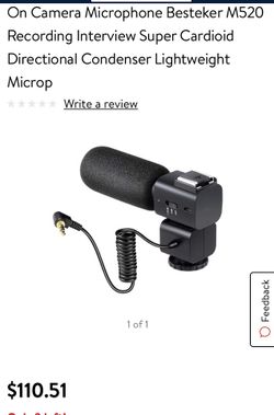 Besteker Camera Recording Microphone