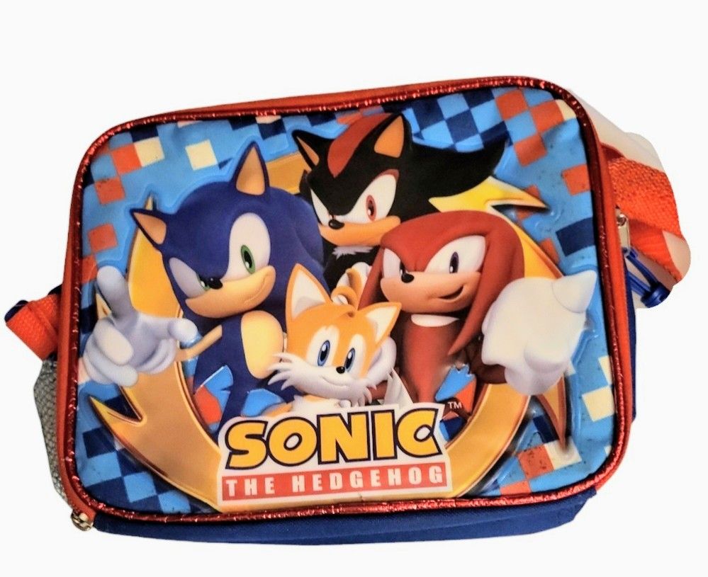 Sonic the hedgehog insulated lunch bag