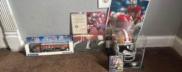 49er autograph and on la card
