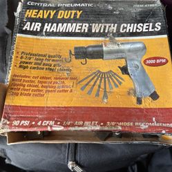 Air Hammer With Chisel
