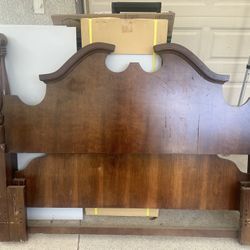 Full Size Wood Bed Frame