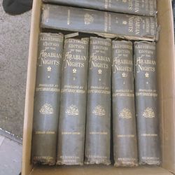 Rare Arabian Knights 1897 Book Lot 