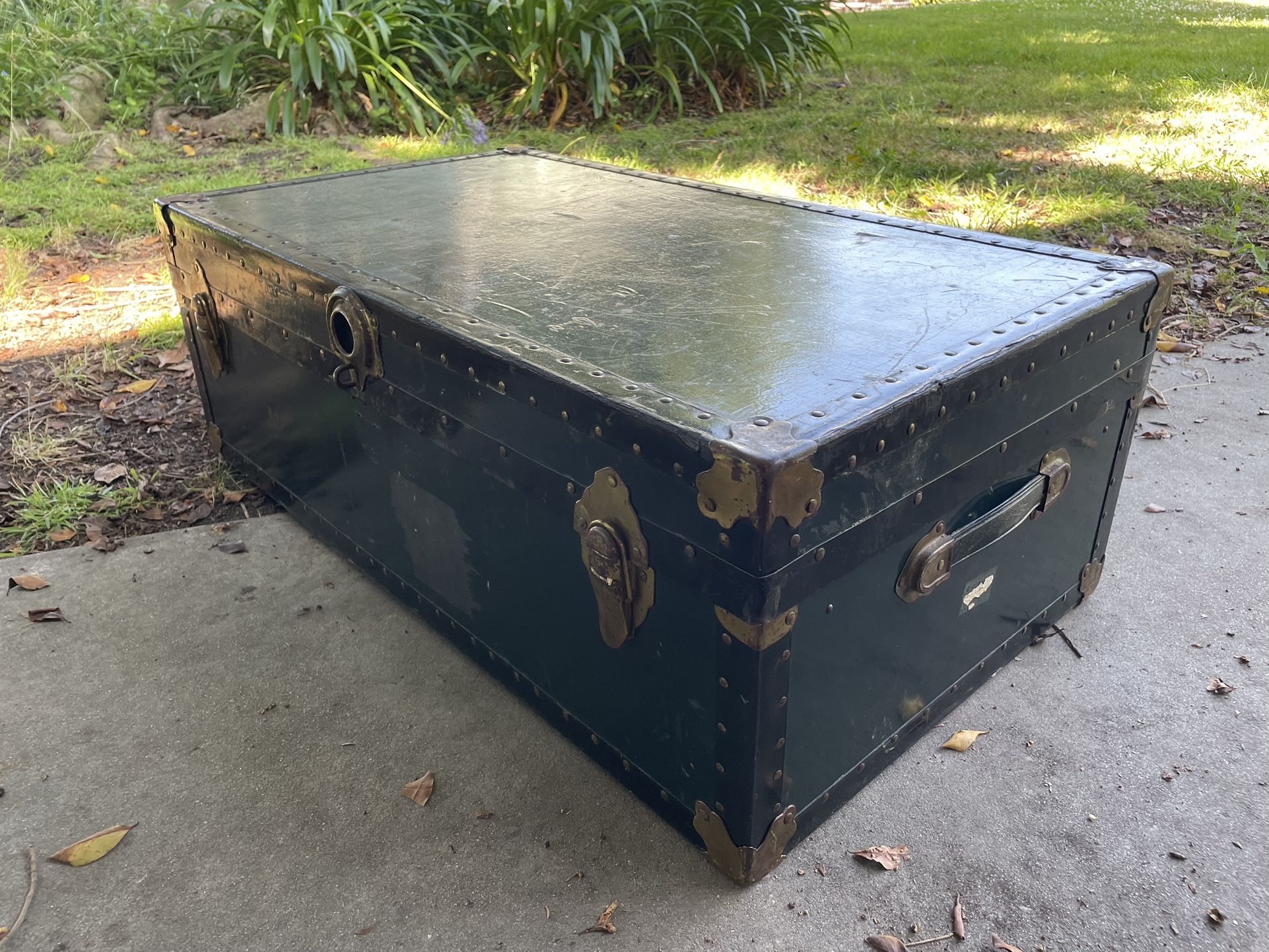 Vintage Air Force Foot Locker Trunk