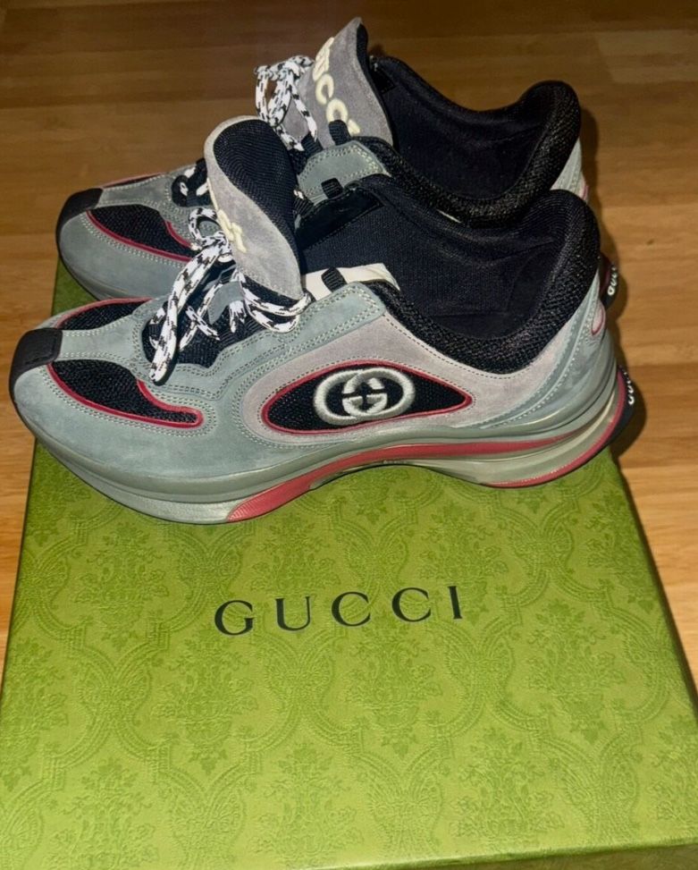 Gucci Track Sneaker - Authentic - New  With Box