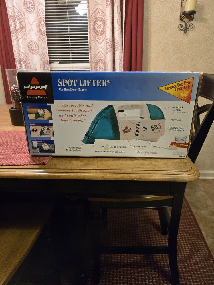 Brand New Bissell Spot Lifter Cordless Deep Cleaner."CHECK OUT MY PAGE FOR MORE DEALS "
