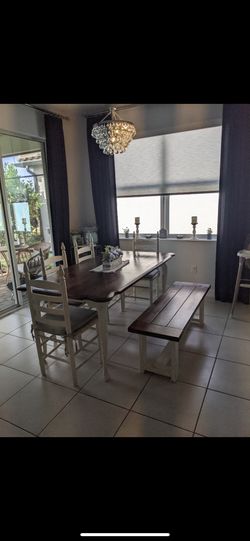 Solid Wood Dining Room Table