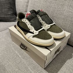 Travis Scott Medium Olive Jordan 1
