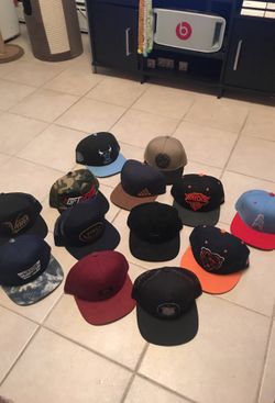 Assortment of snap backs