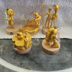 50th Anniversary GOLD Disney HOLLYWOOD STUDIOS Character Set 