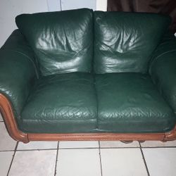 2 Piece Leather Sofa