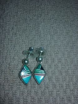 Artisian Turquoise mix earrings