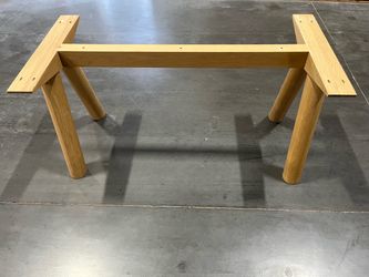 SOLID OAK TABLE FRAME
