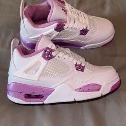 Pink Oreo Jordan 4  - Size 4y