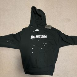 Balenciaga distressed hoodie 