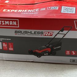 CRAFTSMAN V20 20-volt, 20-in Push Battery Walk Mower with (2) 5 Ah Battery Included