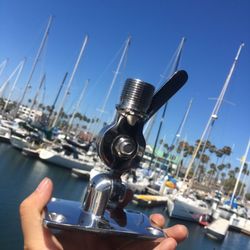 316 Stainless VHF Marine Antenna Surface Base Mount