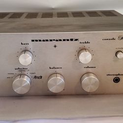 Tested Vintage Marantz 1030 amplifier, "Little Giant" - Silver