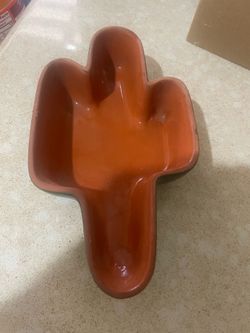 Ceramic Cactus Trinket Dish / Catchall – Southwestern Décor