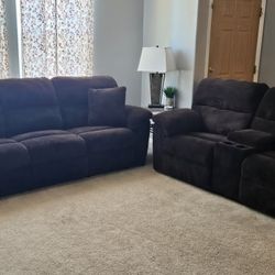 RECLINING SOFA SET - $600 - FOUNTAIN, CO