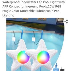New. Starfish Led  Pool Light