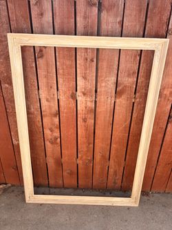 Very large wooden frame