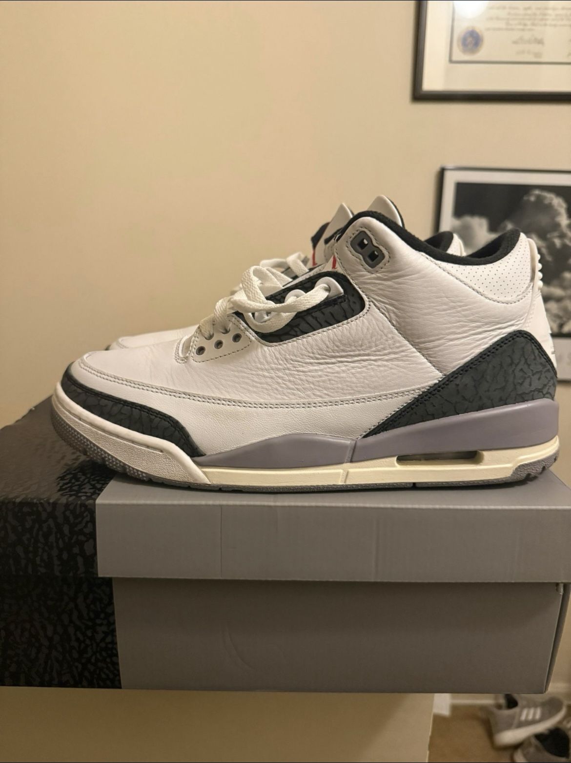 Jordan 3 “Cement Grey” Size 11.5