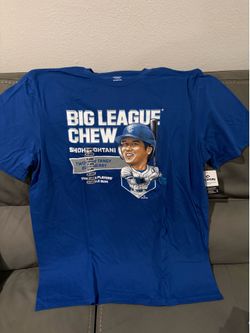 MLB Los angeles dodgers blue Shohei Ohtani adult t shirt size large and XXL