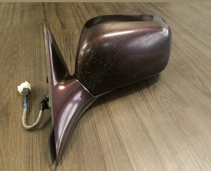 02 03 04 05 06 LEXUS ES300 ES330 POWER HEAT AUTO DIM LEFT DOOR MIRROR DK RED OEM