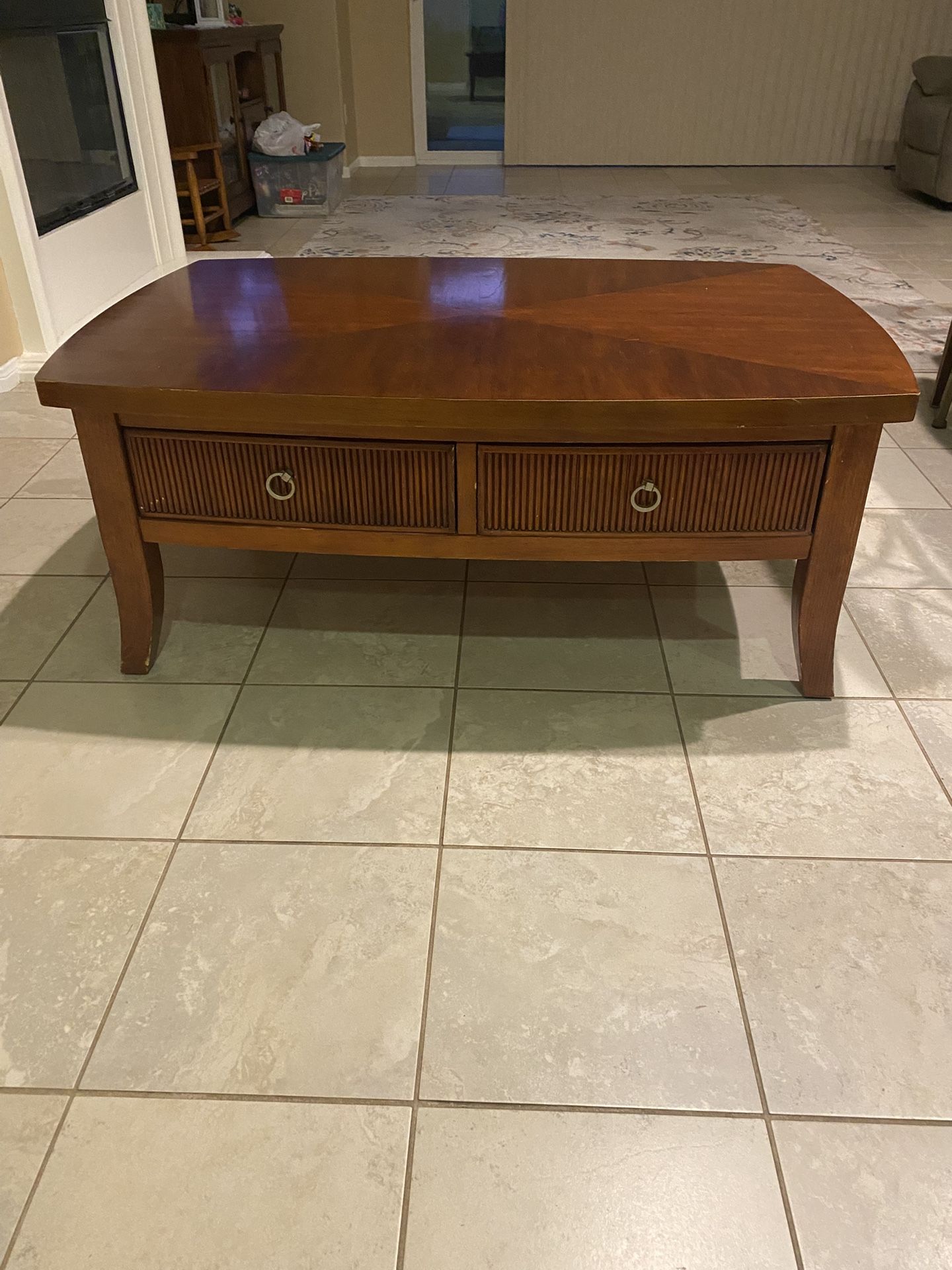 Coffee Table And 2 End Tables