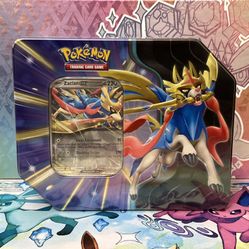 Pokémon Scarlet & Violet Slashing Legends Tin (Zacian ex)