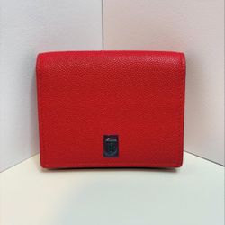 Burberry Leather Card Case Wallet 