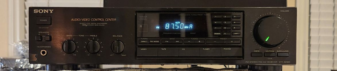 Sony STR-AV320 is a 2-channel stereo receiver