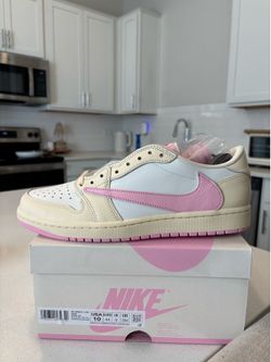 Jordan 1 Low Travis Scott Shy Pink