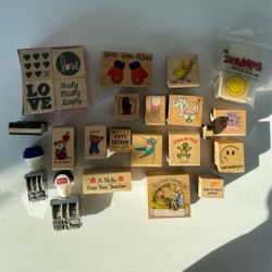 24 Rubber Stamps