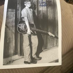 Autograph Of Guitarist 