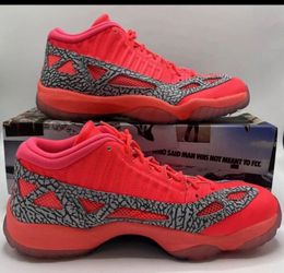 Size 9.5 - Nike Air Jordan 11 XI Retro Low IE 'Flash Crimson'