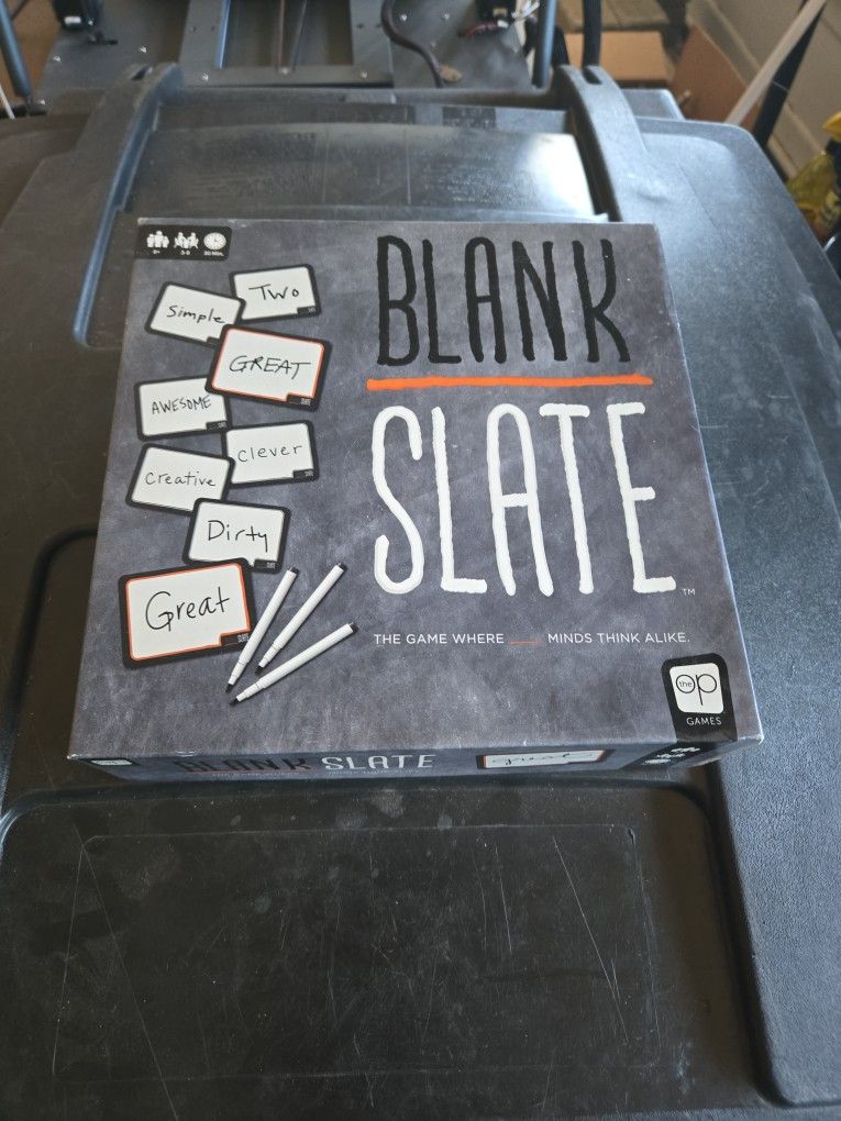 Blank Slate Table Top Game