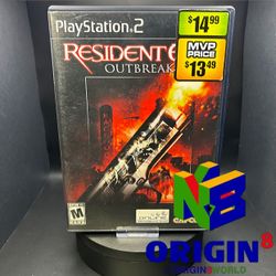 Resident Evil: Outbreak (Sony PlayStation 2, 2004) PS2 Tested 